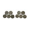 Image 1 : Akbar (AH 963-1014, 1556-1605 AD), Provincial issues, Silver Mahmudi, 5.54 gms, 5.52 gms, 5.54 gms,