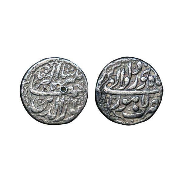 Jahangir (1605-1627 AD), 11.23g, silver rupee, Lahore mint,