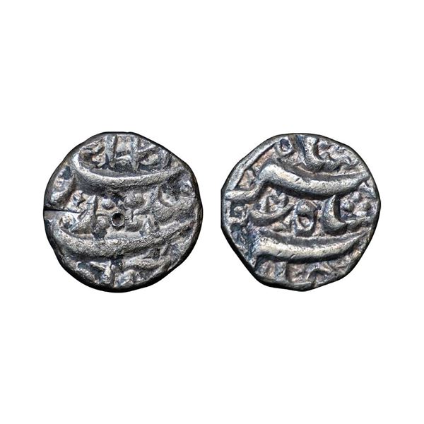 Jahangir (AH 1014-1037, 1605-1627 AD), Silver Rupee, 11.12 gms, Qandhar Mint, AH 102x, RY 16, KM # 1