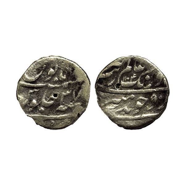 Aurangzeb (1658-1707 AD), silver rupee, surat mint AH 1104/ RY 37, 11.07g,