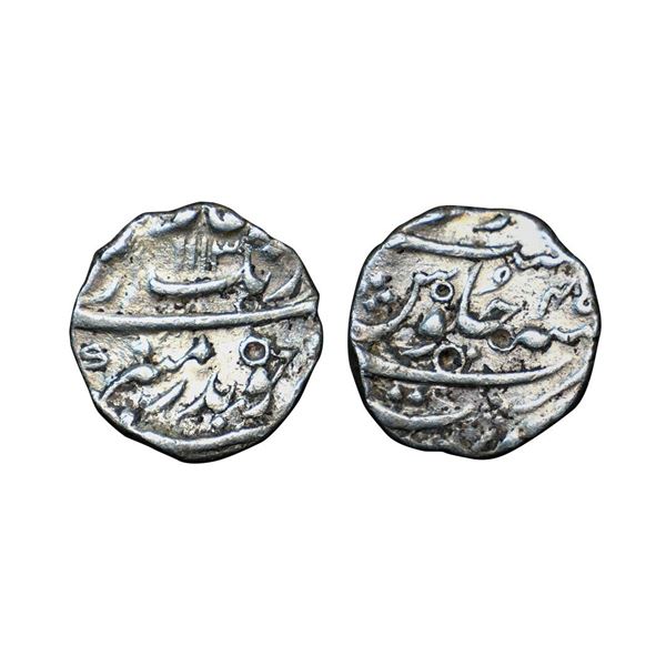 Aurangzeb (AH 1068-1118; 1658-1707 AD), Silver ½ Rupee, 5.64gms,