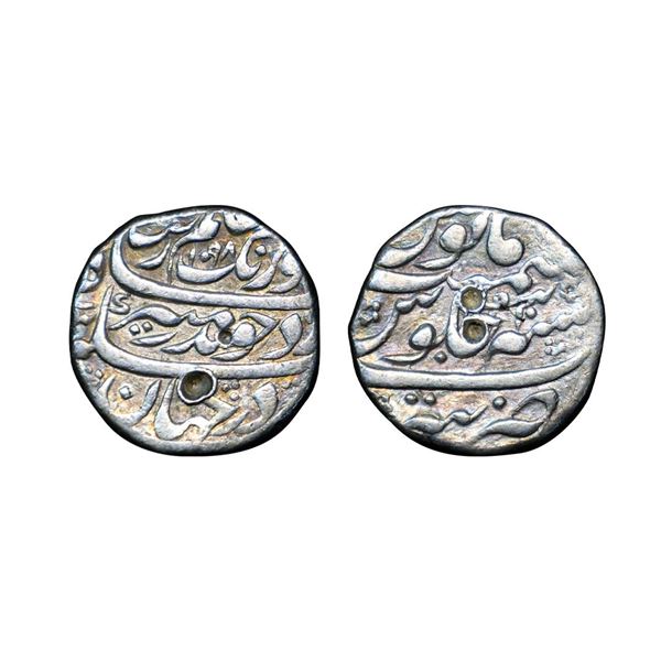 Aurangzeb (1658-1707 AD), silver rupee, 11.33g,