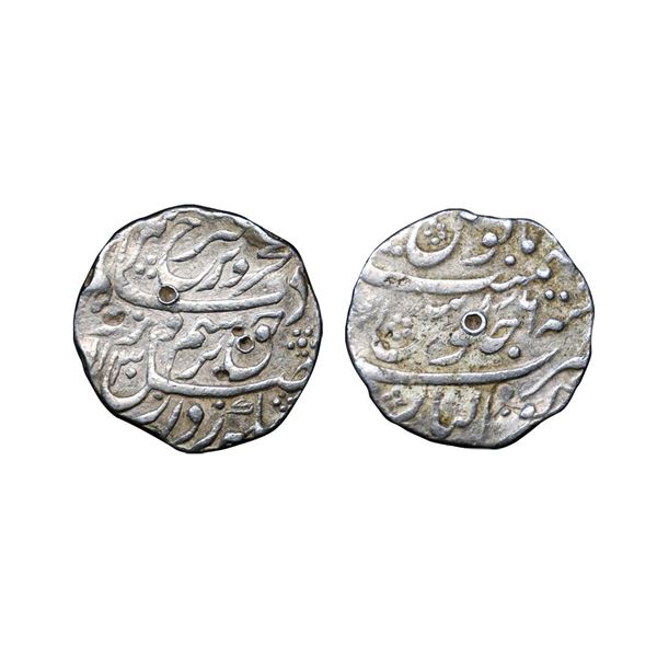 Farrukhsiyar, Silver Rupee, 11.35g, Gwalior Mint, AH 1130/6 (KM 377.30).