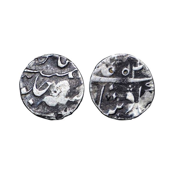 Muhammad Shah, Silver 1/4 Rupee, 2,8g
