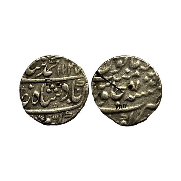 Muhammad Shah (1719 - 1748 AD), silver rupee, 10.91g, kora mint,AH 1137/RY 7