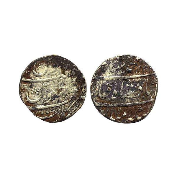 Muhammad Shah (1719-1748 AD), silver rupee, 11.42g, Surat mint, AH 113x, KM 436.60