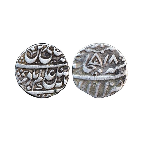 Awadh State, Asaf ud-Daula (AH 1188-1212, 1775-1797 AD), Silver Rupee, 11.16 gms,