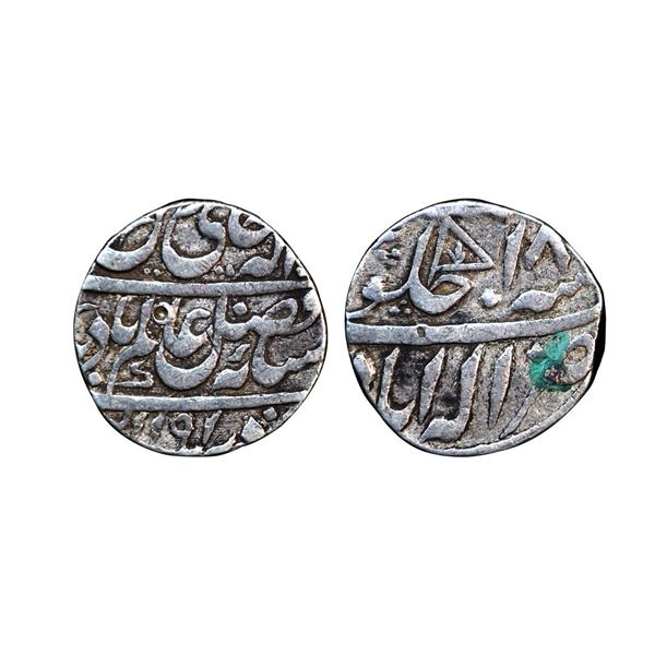 Awadh State, Asaf ud-Daula (AH 1188-1212, 1775-1797 AD), Silver Rupee, 11.22 gms,