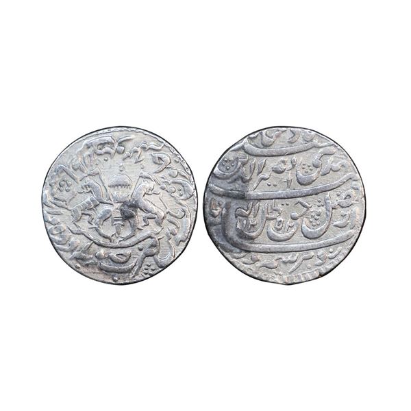 Awadh State, Nasir-ud-Din Haider (AH 1243-1253, 1827-1837 AD), Silver Rupee, 11.00 gms