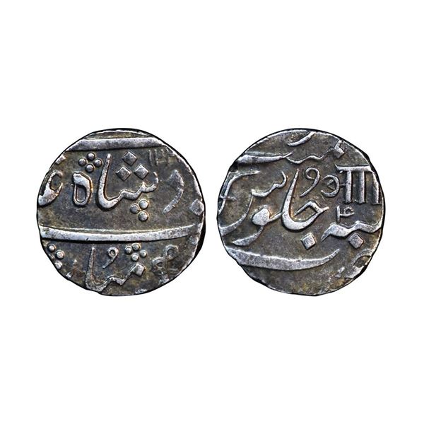 Baroda State, Anand Rao (AH 1215-1235, 1800-1819 AD), Silver Rupee, 11.40 gms