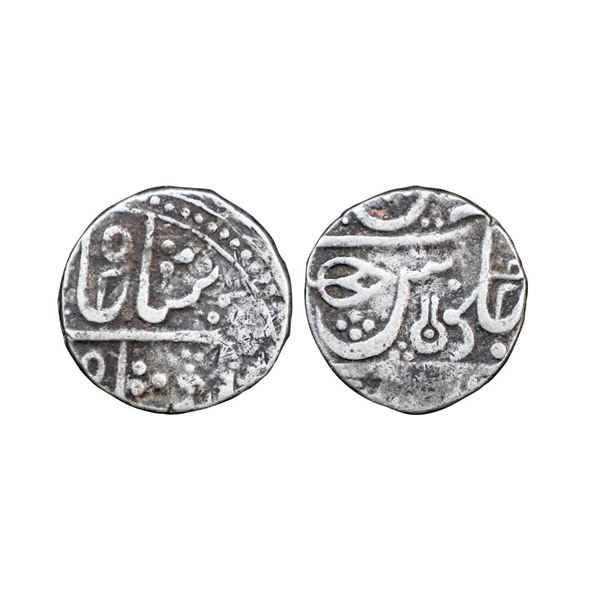 Indore State, Shah Alam II (AH 1174-1221, 1759-1806 AD), Silver Rupee, 11.26 gms.