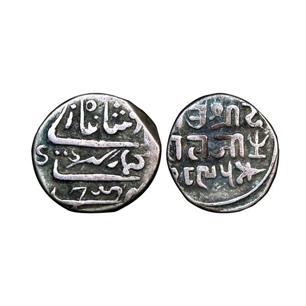 Kutch State, Deshalji II (VS 1875-1917, 1818-1860 AD), Silver Kori, 4.55 gms