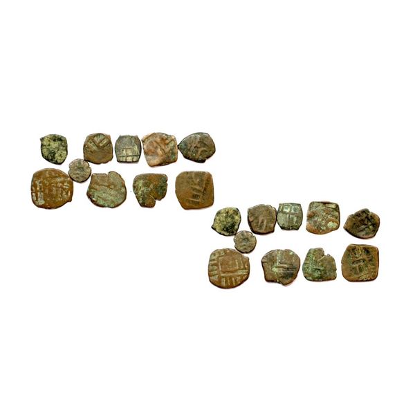 Mewar, Set of 10 Copper Paisa,