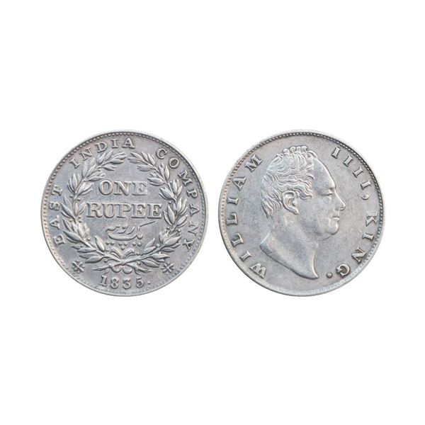 William IIII, Silver Rupee, 1835,