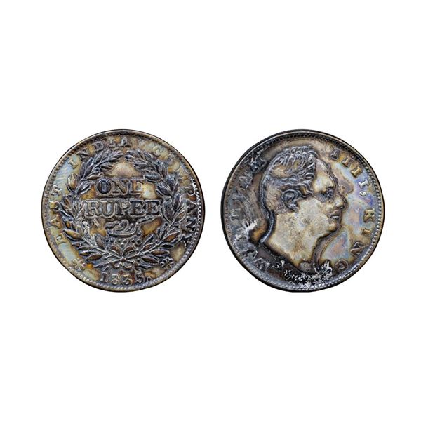 William IIII, Silver Rupee, 1835.