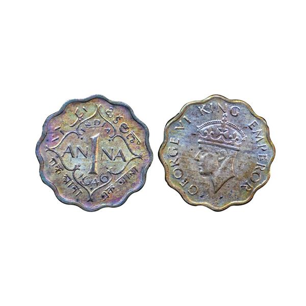 George VI, Cupro-Nickel Anna, 1946, Bombay Mint