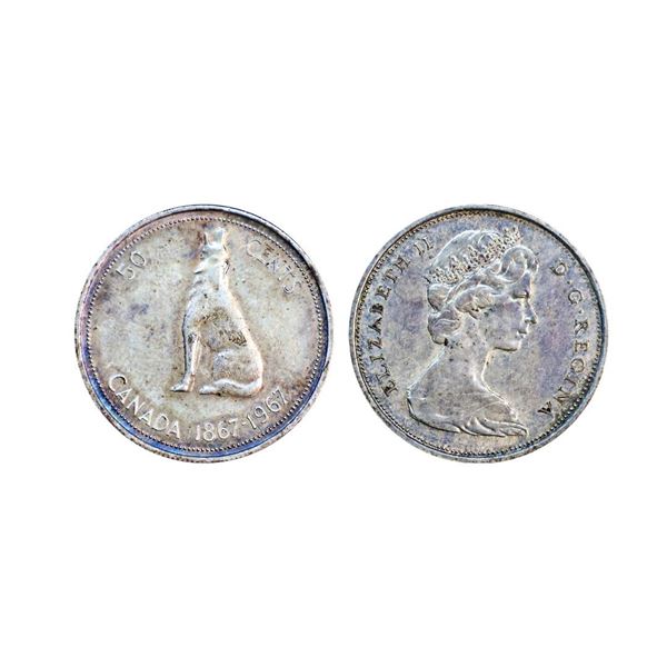 Canada, Elizabeth, Silver 50 Cents, 11.66 gms,