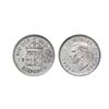 United Kingdom, George VI, 1943, Silver Six Pence, 2.83 gms,