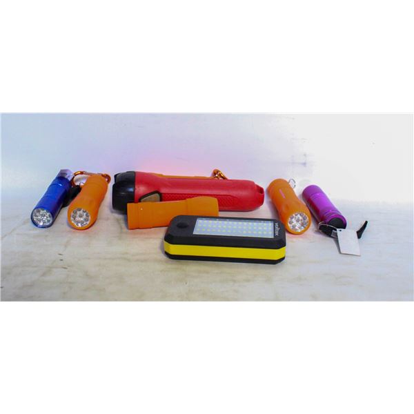 FLAT OF FLASHLIGHTS