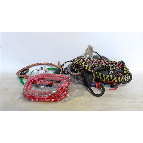 FLAT OF BUNGEE CORDS INCLUDING NEW