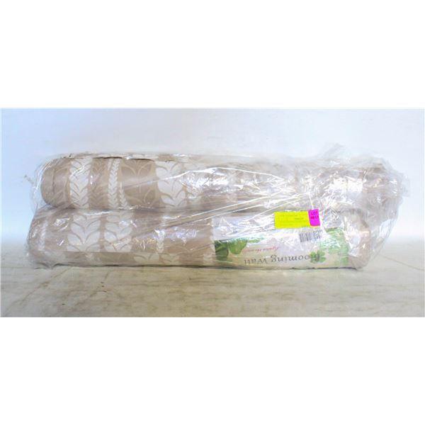 2X BLOOMING WALL WALLPAPER ROLLS 10M