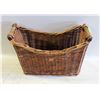 Image 1 : WICKER MAGAZINE HOLDER/BASKET