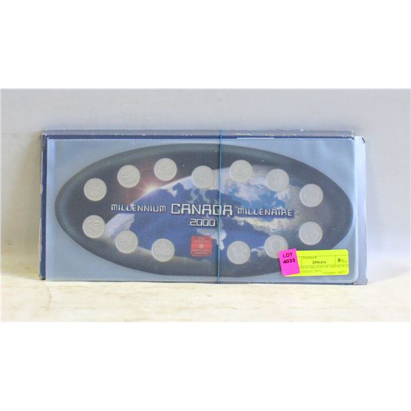 CANADIAN MILLENIUM 2000 RCM 25 CENT COLLECTION