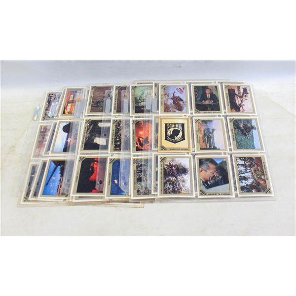 1991 VIETNAM FACT CARDS ASSORTED SHEETS
