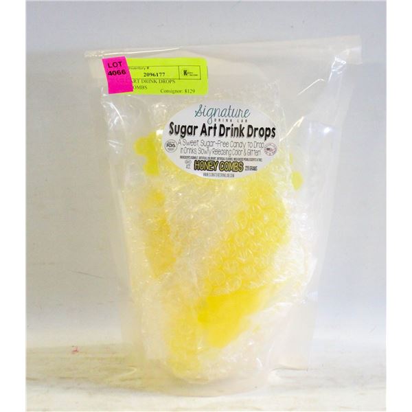 SUGAR ART DRINK DROPS HONEYCOMBS