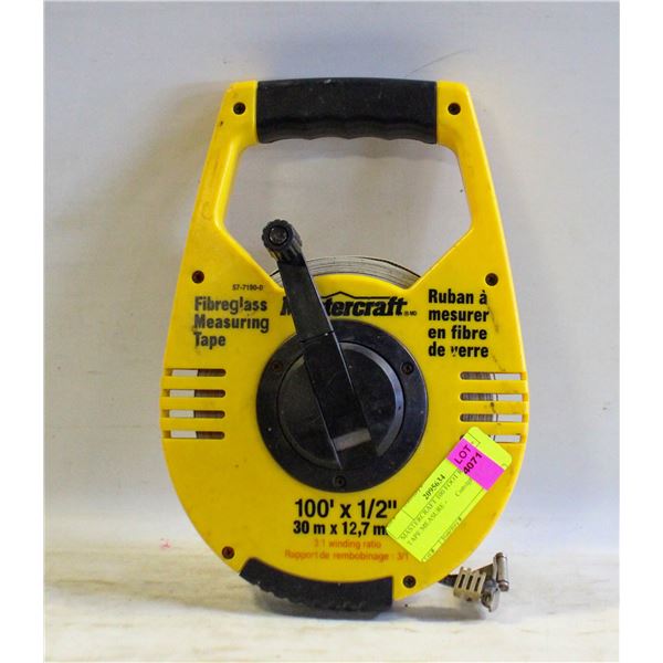 MASTERCRAFT 100 FOOT REELING TAPE MEASURE -