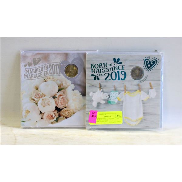 2 NEW SEALED CANADIAN COIN COLLECTORS SETS