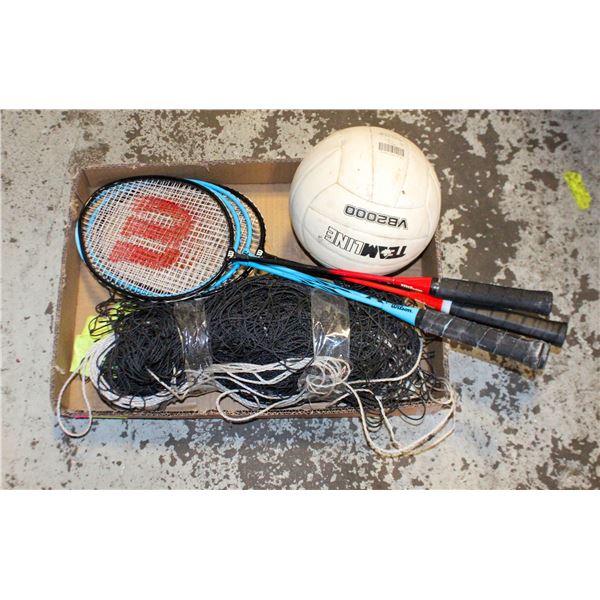 VOLLEYBALL/BADMINITONS WITH NET