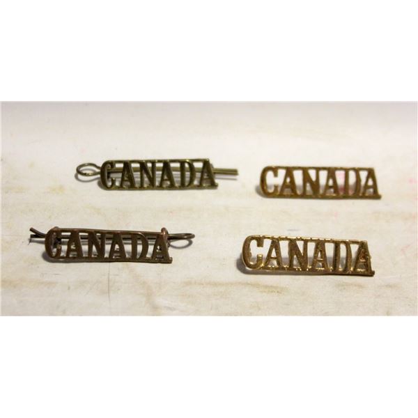 WW1/WW2 "CANADA" CANADIAN SHOULDER