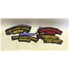 Image 1 : 7 PAIRS CANADIAN CLOTH SHOULDER TITLES