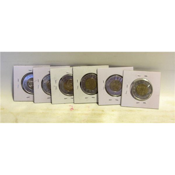 CAD TOONIE 6 LOT 1999 2001/02 2004-2006