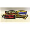 Image 1 : 7 PAIRS CANADIAN CLOTH SHOULDER TITLES