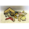 Image 1 : MILITARY CHEVRON PATCH LOT