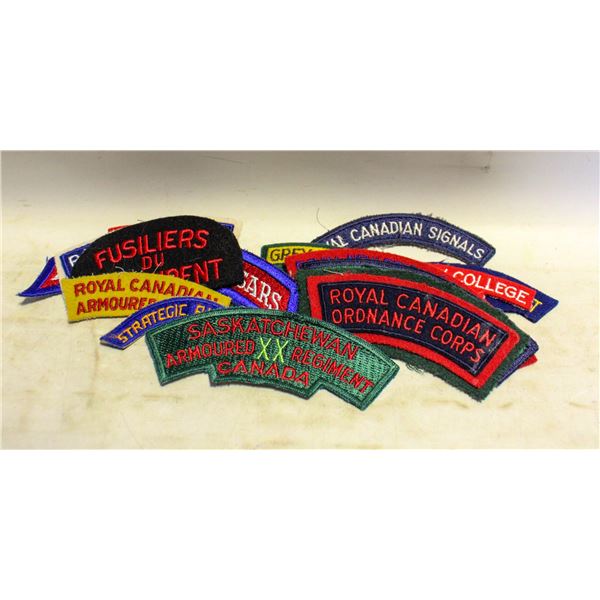 15 SINGLE CLOTH CANADIAN SHOULDER TITLE LOT