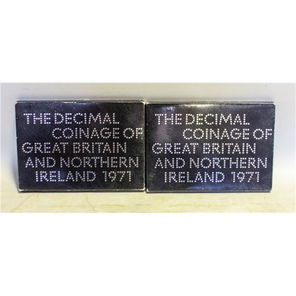 1971 DECIMAL COINAGE OF GREAT BRITAIN &