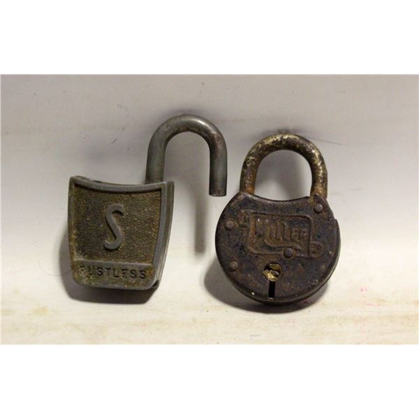 VINTAGE LOCKS SLAYMAKER & MILLER NO KEYS