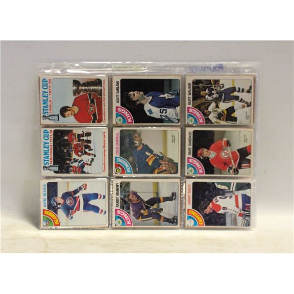 1978 O-PEE-CHEE VINTAGE 72 CARD LOT
