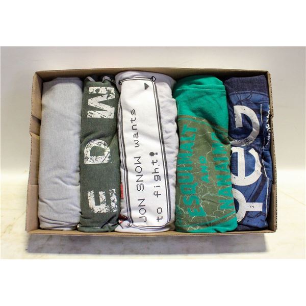 5 MENS LARGE T SHIRTS