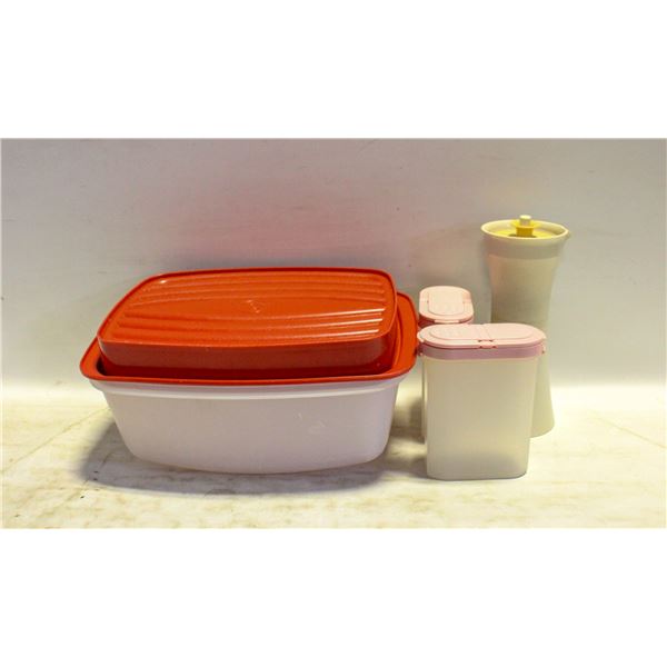FLAT OF TUPPERWARE