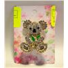Image 1 : LARGE 1.9”X1.3” KOALA BEAR BROOCH FILLED