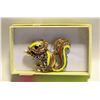 Image 1 : SQUIRREL BROOCH WITH ENAMEL FILLING AND