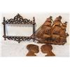 Image 1 : 4 VINTAGE WALL HANGINGS