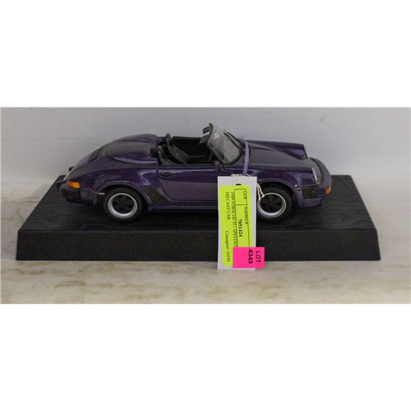 1989 PORSCHE 911 SPEEDSTER DIECAST CAR