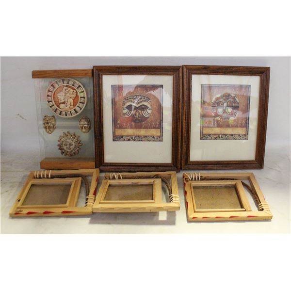 COLLECTION OF WOODEN FRAMED PHOTO