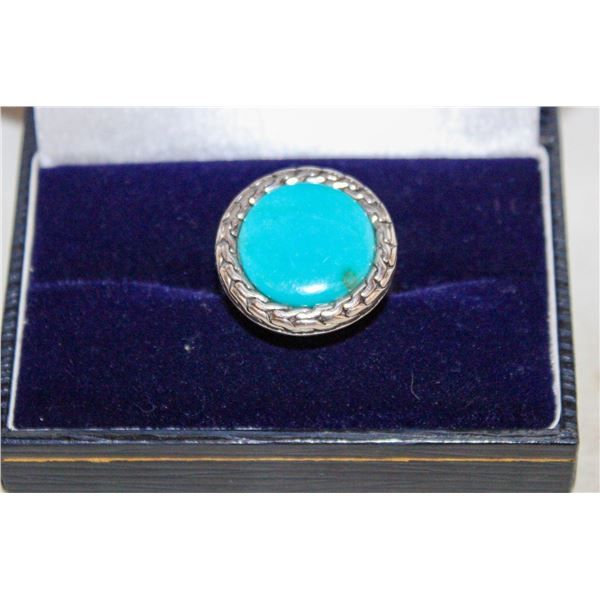 VTG STERLING SILVER & TURQUOISE