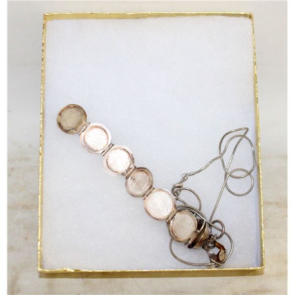 UNIQUE STERLING SILVER LOCKET THAT OPENS